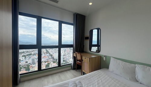 Apartamento City, 2 habitaciones, balcón, planta ejecutiva