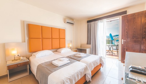Habitación superior con 1 cama doble o 2 individuales