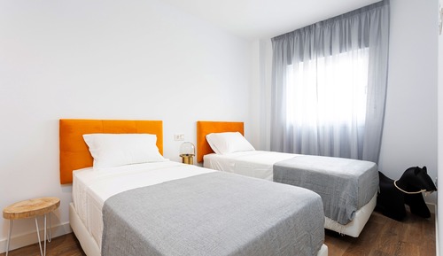 Apartamento familiar, 2 habitaciones, terraza