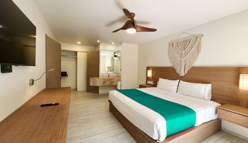 Suite estudio junior, 1 cama de matrimonio grande