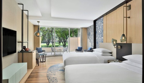 Habitación Premier, 2 camas individuales, no fumadores, vistas al jardín