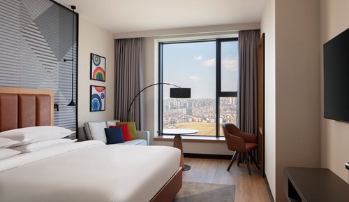 Habitación ejecutiva, 1 cama doble, vistas a la ciudad