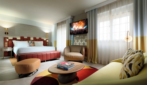 Suite estudio, vistas a la piscina