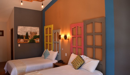Habitación doble superior, 2 camas dobles