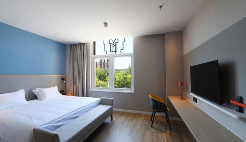 Habitación estándar, 1 cama de matrimonio grande, vistas a la ciudad
