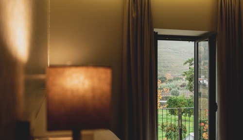 Habitación doble, 1 cama de matrimonio grande, balcón, vistas al viñedo