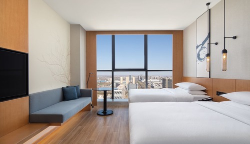 Superior Room, 2 Double Beds, City View