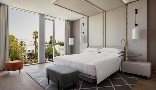 Suite ejecutiva, 1 cama de matrimonio grande, vistas a la ciudad