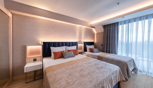 Habitación superior, vistas al mar