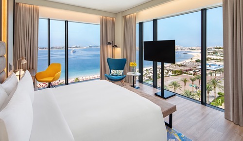 Habitación Deluxe, 1 cama de matrimonio grande, vistas a la playa (Panoramic Beachfront View)