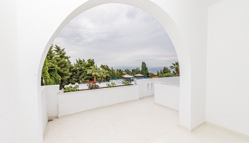 Habitación triple Deluxe, 1 cama de matrimonio grande con sofá cama, vistas al mar