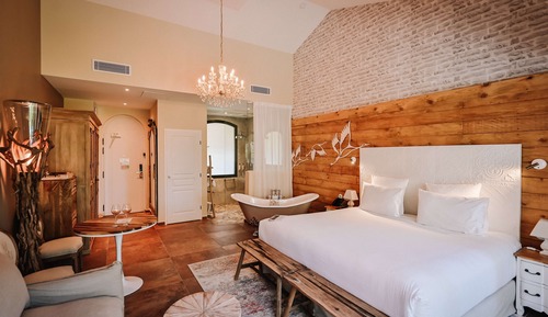 Habitación, 1 cama de matrimonio grande (Pesquiers)