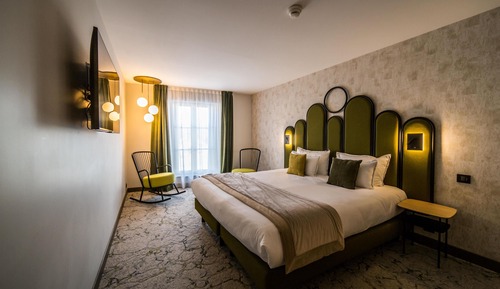 Estudio estándar, 1 cama de matrimonio grande, no fumadores, cocina básica