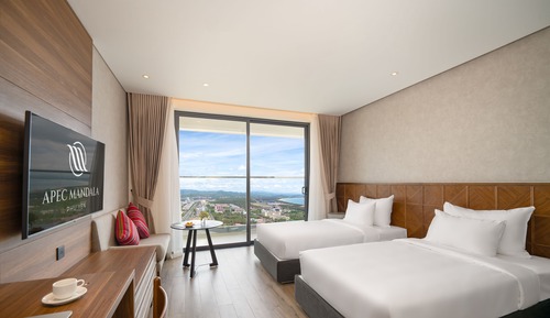 Habitación Premium con 2 camas individuales, vistas al mar