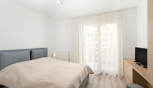 Deluxe Two-Bedroom Apartment with Balcony