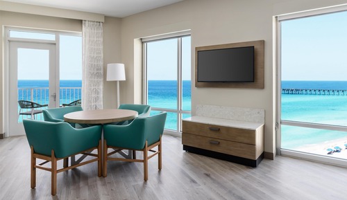 Suite, 1 cama de matrimonio grande con sofá cama, balcón (Gulf View, 1 Bedroom)