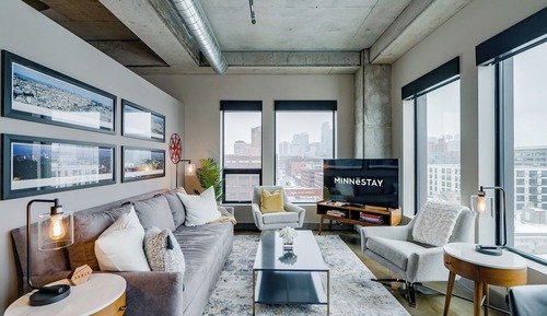 Apartamento, 1 cama de matrimonio con sofá cama, vistas a la ciudad