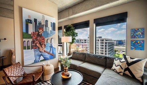 Apartamento, 1 cama de matrimonio con sofá cama, vistas a la ciudad