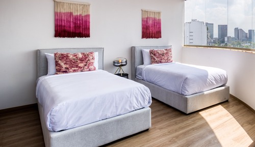 Two-Bedroom Apartment with Balcony