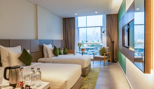 Habitación Premier con 1 cama doble o 2 individuales