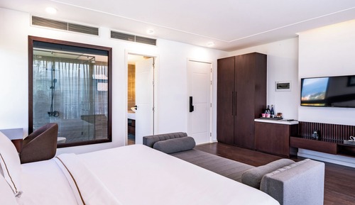 Habitación junior doble, balcón, vistas al río