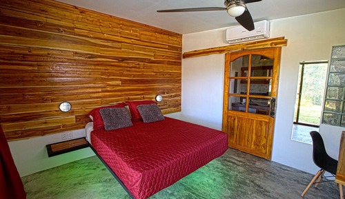 Habitación romántica doble, vistas a la piscina