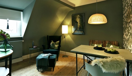 Apartamento de diseño, 1 habitación (Green, incl. EUR 45 cleaning fee)