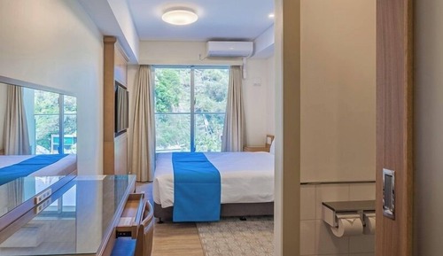 Habitación doble, 1 cama de matrimonio, vistas a la montaña
