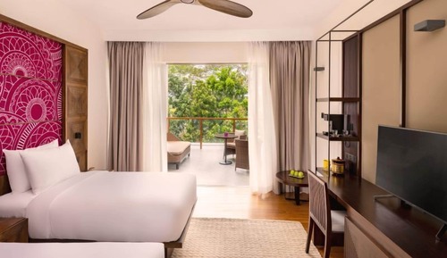 Habitación de lujo con 2 camas individuales