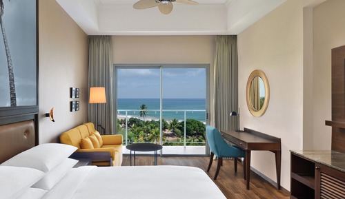 Habitación, 1 cama de matrimonio grande, vistas al mar