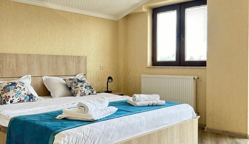 Habitación panorámica doble, 1 cama de matrimonio grande, no fumadores, vistas a la ciudad