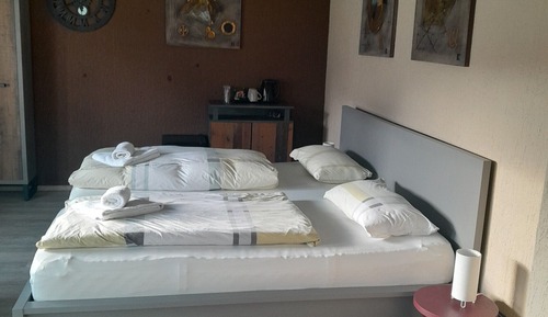 Habitación Deluxe con 1 cama doble o 2 individuales, baño privado, vistas al jardín