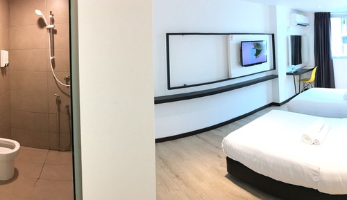 Habitación con 2 camas individuales