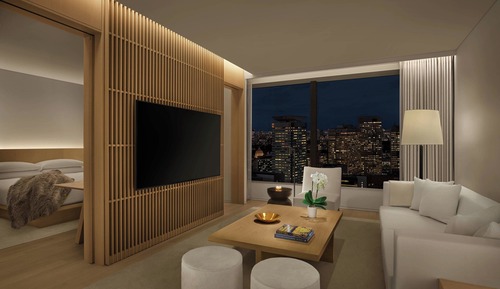 Suite, 1 cama de matrimonio grande, vistas a la ciudad