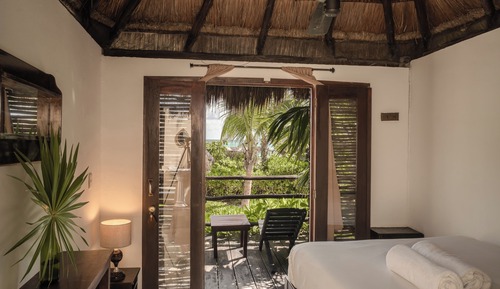 Cabaña, 1 cama de matrimonio, balcón