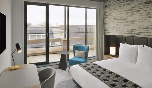 Habitación ejecutiva, 1 cama de matrimonio grande, balcón