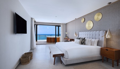 Habitación presidencial, 3 habitaciones, frente al mar