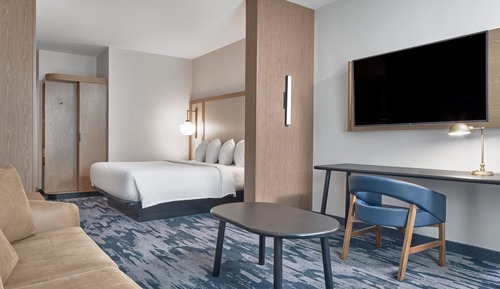 Suite, 1 cama de matrimonio grande con sofá cama