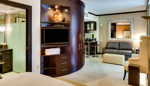 Suite estudio de lujo, 1 cama de matrimonio grande con sofá cama, bañera de hidromasaje