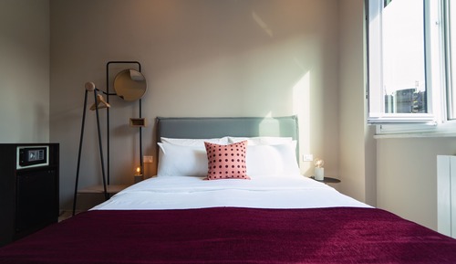 Habitación de diseño con 1 cama doble o 2 individuales