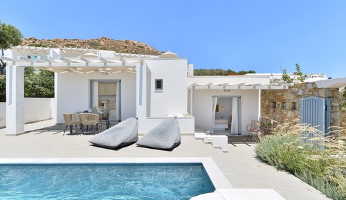 Suite, piscina privada, vistas al mar