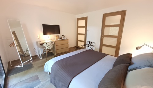 Suite superior, accesible para personas con discapacidad, baño privado