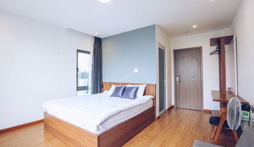 Apartamento familiar, vistas al jardín