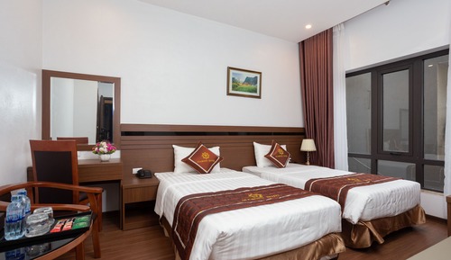 Habitación Deluxe con 2 camas individuales, vistas a la ciudad