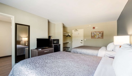 Habitación, 2 camas de matrimonio, accesible para personas con discapacidad, no fumadores
