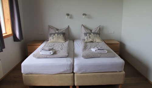 Habitación con 1 cama doble o 2 individuales, baño privado (Extra Bed)