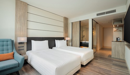 Deluxe Corner Twin Room, 2 Single Beds