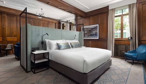 Suite, 1 cama de matrimonio grande (King Master Suite, Lounge Access)
