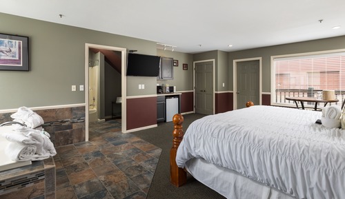 Suite estudio Deluxe, 1 cama de matrimonio grande con sofá cama (Downtown Deluxe - 32)