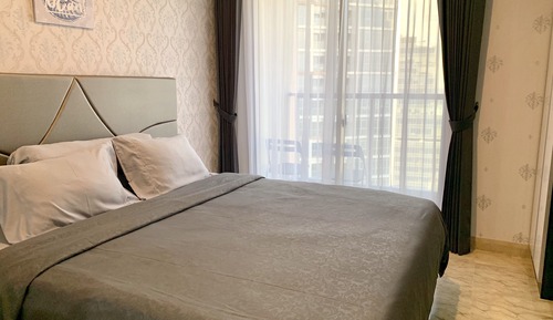 Estudio Premium, 1 cama de matrimonio grande, vistas a la ciudad